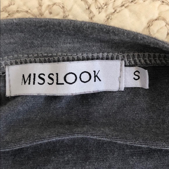 Miss Look Grey Sweatshirt - Picture 7 of 7